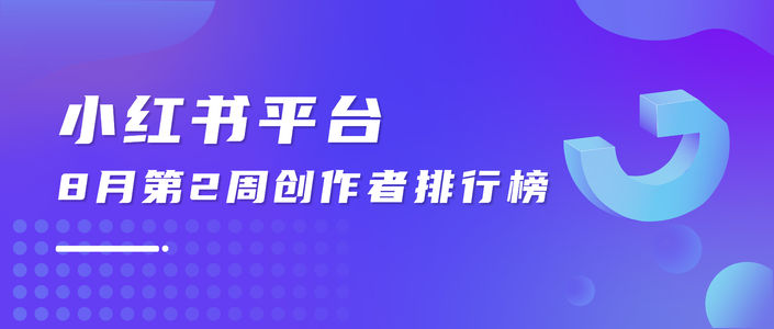 周榜 | 8月第2周千瓜品牌创作者排行榜(小红书平台)